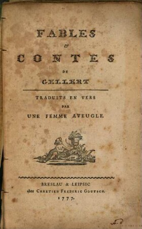 Fables & Contes De Gellert