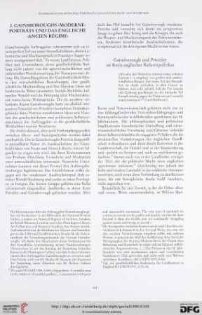2. Gainsboroughs „moderne“ Porträts und das englische „ancien régime“
