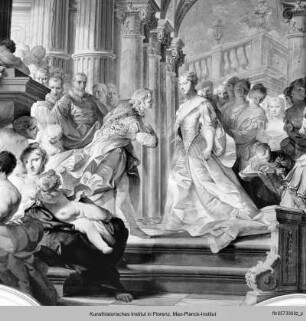 Szenen zur Familiengeschichte der Della Gherardesca : Vermählung des Guelfo Della Gherardesca