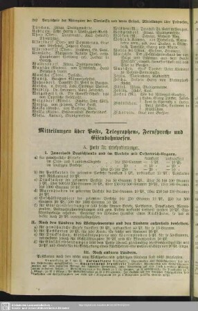 Mitteilungen über Post-, Telegraphen-, Fernsprech- und Eisenbahnwesen