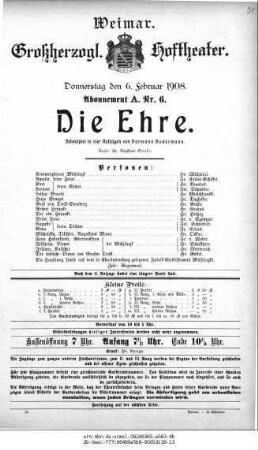 Die Ehre