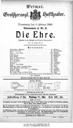 Die Ehre