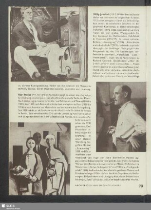 Selbstporträt von Willy Jaeckel