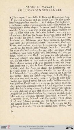 Giorgio Vasari zu Lucas Sängerkanzel