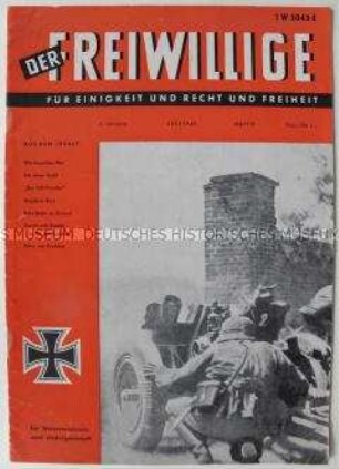Neonazistische Monatszeitschrift "Der Freiwillige" u.a. über die HIAG und über den Begriff "Jude"