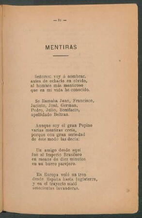 Mentiras
