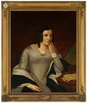 Bildnis der Gattin (von Friedrich Helmle ?)