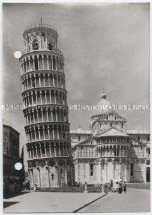 Pisa, Schiefer Turm, Apsis des Domes Santa Maria Assunta
