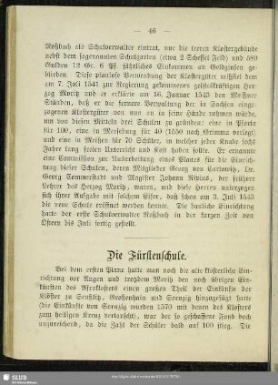 Die Fürstenschule