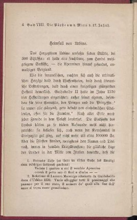 Heimfall von Urbino.