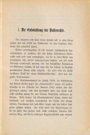 Referendum und Initiative in den Schweizerkantonen : Dem Schweizerischen Grütliverein gewidmet