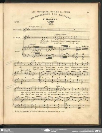 No. 13 Duo: "Ha Verrath scharzer Frevel / Trahison perfidie infamie"