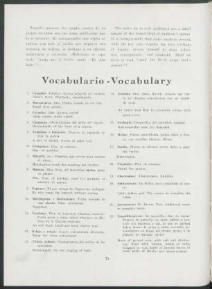 Vocabulario