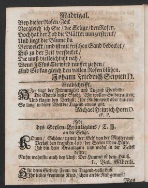 Grabschrifft.