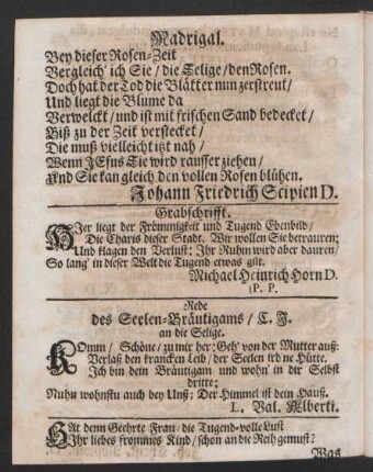 Grabschrifft.