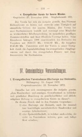 1. Evangelisches Vereinshaus (Herberge zur Heimath).