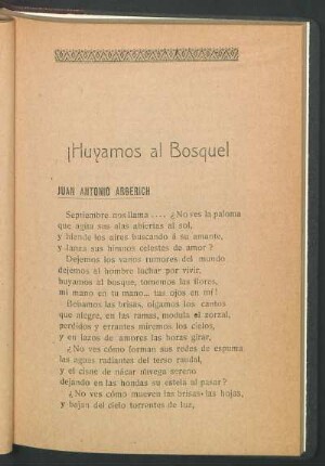 ¡Huyamos al bosque!