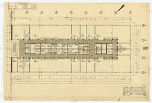 Chemische Institute der Universität Köln: Organische Chemie, Grundriss Erdgeschoss, 1:100