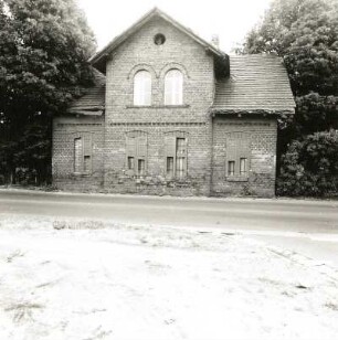 Cottbus. Zollhaus, Straße des Komsomol. um 1890. Straßenfront