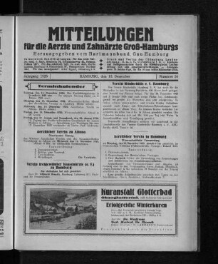 Jahrgang 1925, Hamburg, den 13. Dezember, Nummer 50