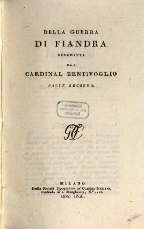 Della guerra di Fiandra. 2