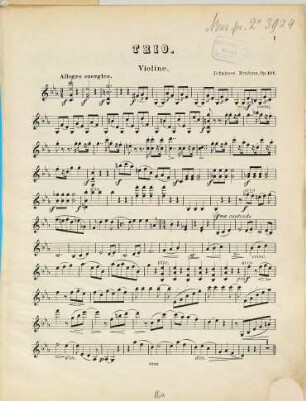 Trio (C-moll) : für Pianoforte, Violine und Violoncell ; Op. 101