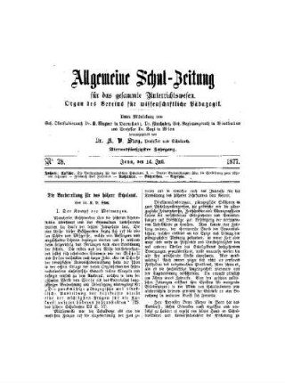 Die Vorbereitung für das höhere Schulamt