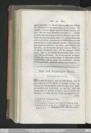 Acht und dreyßigster Brief.