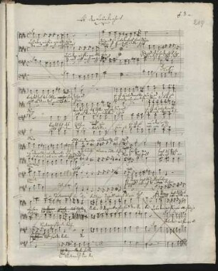 Lob der Trunkenheit; Coro maschile; A-Dur; MWV G 22