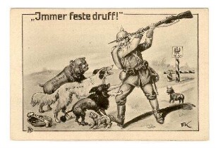 Nr. 7: Immer feste druff! (wie oben Nr. 834; verboten, mit Zensurvermerk