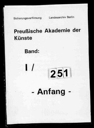 Statuten einzelner Stiftungen