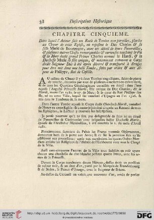 Chapitre cinquième