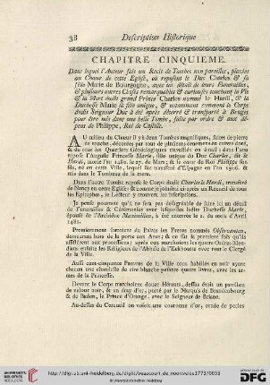 Chapitre cinquième