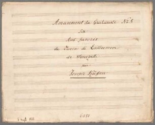"Lucia di Lamermoor - Excerpts; Arr; guit; HenK WoO 103/8". - BSB Mus.Schott.Ha 6492-2