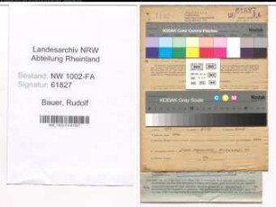 Entnazifizierung Rudolf Bauer, geb. 04.03.1905 (Haendler)