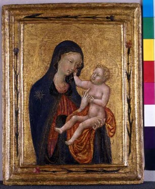Maria in Halbfigur mit dem Christuskinde, Folio 00076