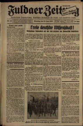 Ausgabe vom Dienstag, den 30. Juni 1936.