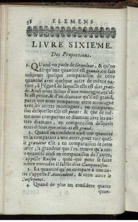 Livre sixie´me.