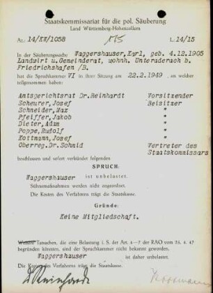 Waggershausen, Karl