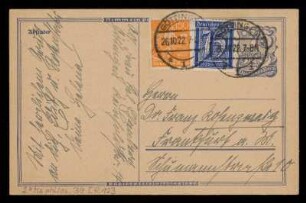 Brief von Helene Ehrenberg an Franz Rosenzweig