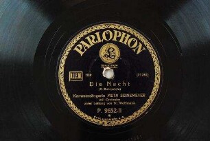 Die Nacht / (A. Rubinstein)