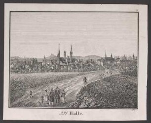 Halle, Stadtansicht