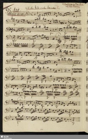 98. Aria: Oh che bile o che tremore / Rutini, G.M.