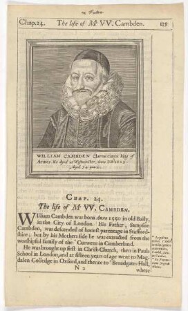 Bildnis des Wiliam Cambden