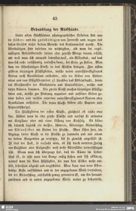 Behandlung der Rückstände