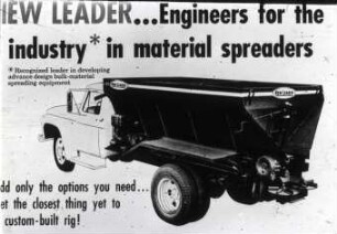 Streu-LKW mit zwei Schleuderscheiben USA