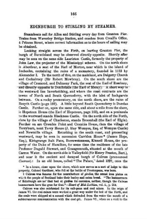Edinburgh to Stirling by Steamer
