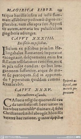 CAPUT XXXIIII. De isicio ex piscibus.