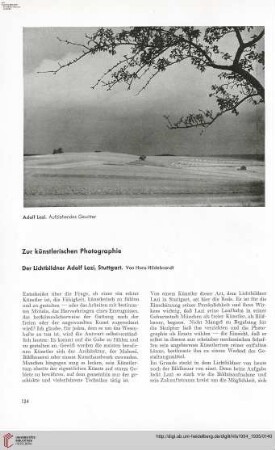 50: Zur künstlerischen Photographie : der Lichbildner Adolf Lazi, Stuttgart