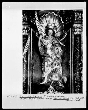 Figur des heiligen Vitus vom Vitus-Altar